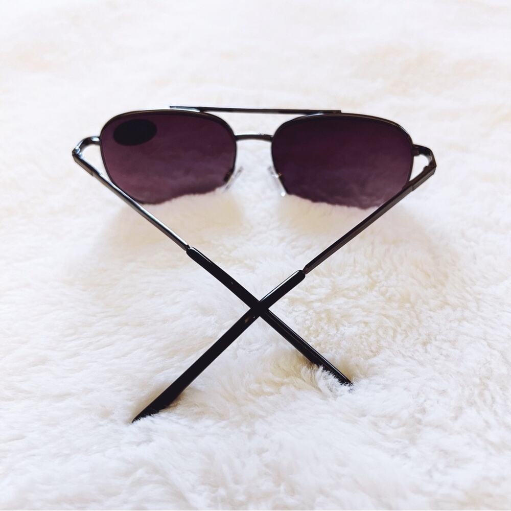 Nina Silver & Purple Lenses Tinted Reader Glasses - Picture 9 of 10